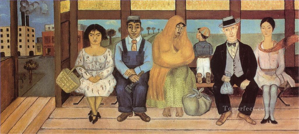 The Bus feminism Frida Kahlo Oil Paintings